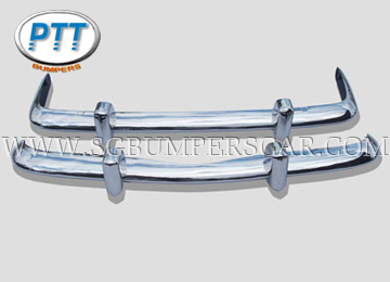 VW Karmann Ghia EU Stainless Steel Bumpers (1956-1966, 1967-1969, 1970-1971)